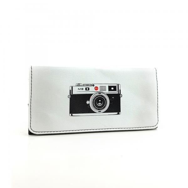 Perabags Retro Kamera Baskılı Tütün Kesesi | Mıknatıslı ve Fermuarlı