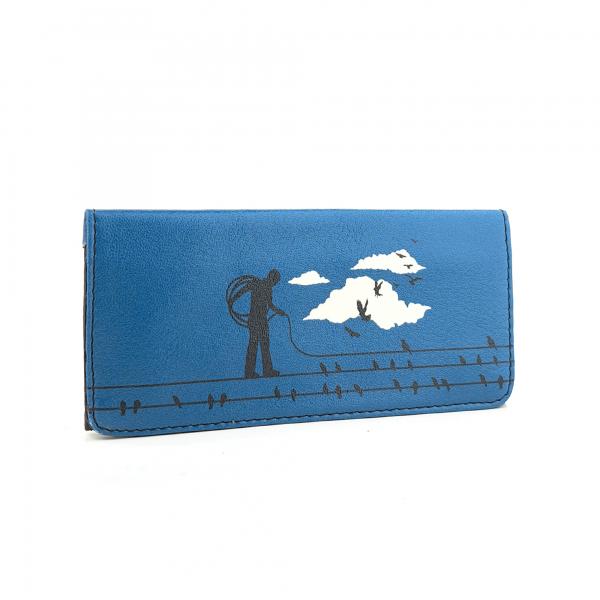 Perabags Telleri Toplayan Adam Baskılı Tütün Kesesi | Mıknatıslı ve Fermuarlı