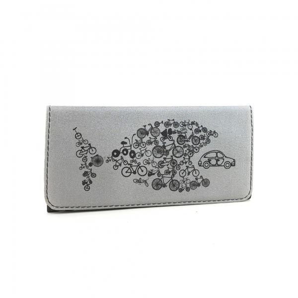 Perabags Tasarım Bisiklet Baskılı Tütün Kesesi | Mıknatıslı ve Fermuarlı