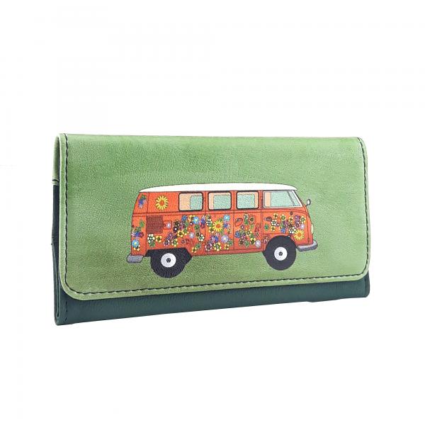 Perabags Hippi Minibüs Baskılı Tütün Kesesi | Mıknatıslı ve Fermuarlı